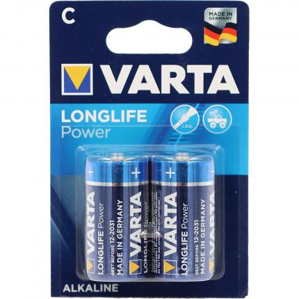 Varta Batterier C (LR14) 2-pack - Alkaliskt - Varta Longlife Power