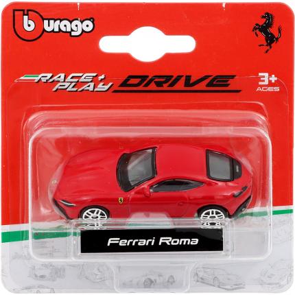 Bburago Ferrari Roma - Röd - Bburago - 7 cm