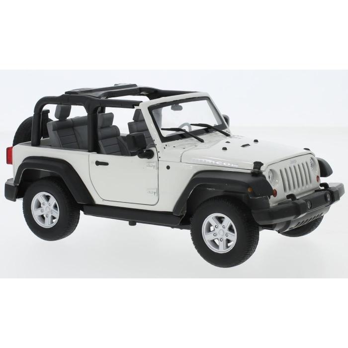 Welly Jeep Wrangler Rubicon - Vit - 1:24 - Welly