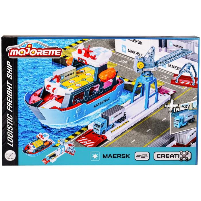 Majorette MAERSK - Logistic Freight Ship - Creatix - Majorette