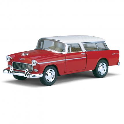 Kinsmart 1955 Chevy Nomad - Chevrolet - Kinsmart - 1:40 - Röd