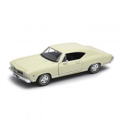 Welly 1968 Chevrolet Chevelle SS 396 - Beige - 1:24 - Welly