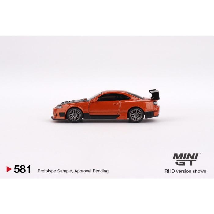 Mini GT Nissan Silvia S15 D-MAX - Metallic Orange - Mini GT - 1:64
