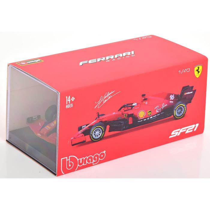 Bburago Ferrari SF21 - Charles Leclerc #16 - 2021 - Bburago - 1:43