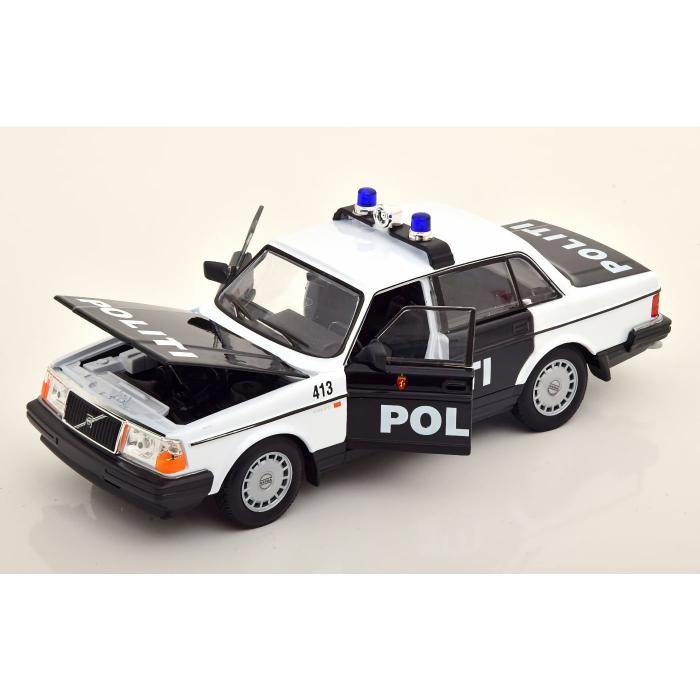 Welly Polisbil - Volvo 240 GL - Norge - Welly 1:24
