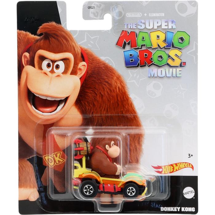Hot Wheels Donkey Kong - The Super Mario Bros Movie - Mario Kart - HW