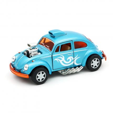 Kinsmart Volkswagen Beetle Custom Dragracer - Blå - Kinsmart - 1:32