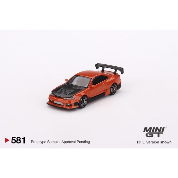 Mini GT Nissan Silvia S15 D-MAX - Metallic Orange - Mini GT - 1:64