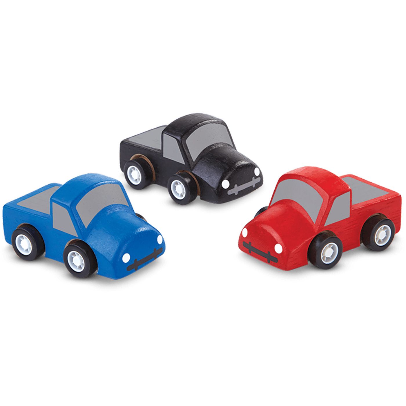 PlanToys tre småbilar
