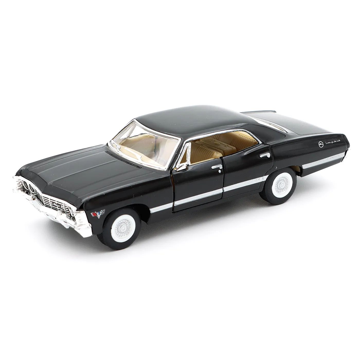 Läs mer om 1967 Chevrolet Impala - Kinsmart - 1:43 - Svart