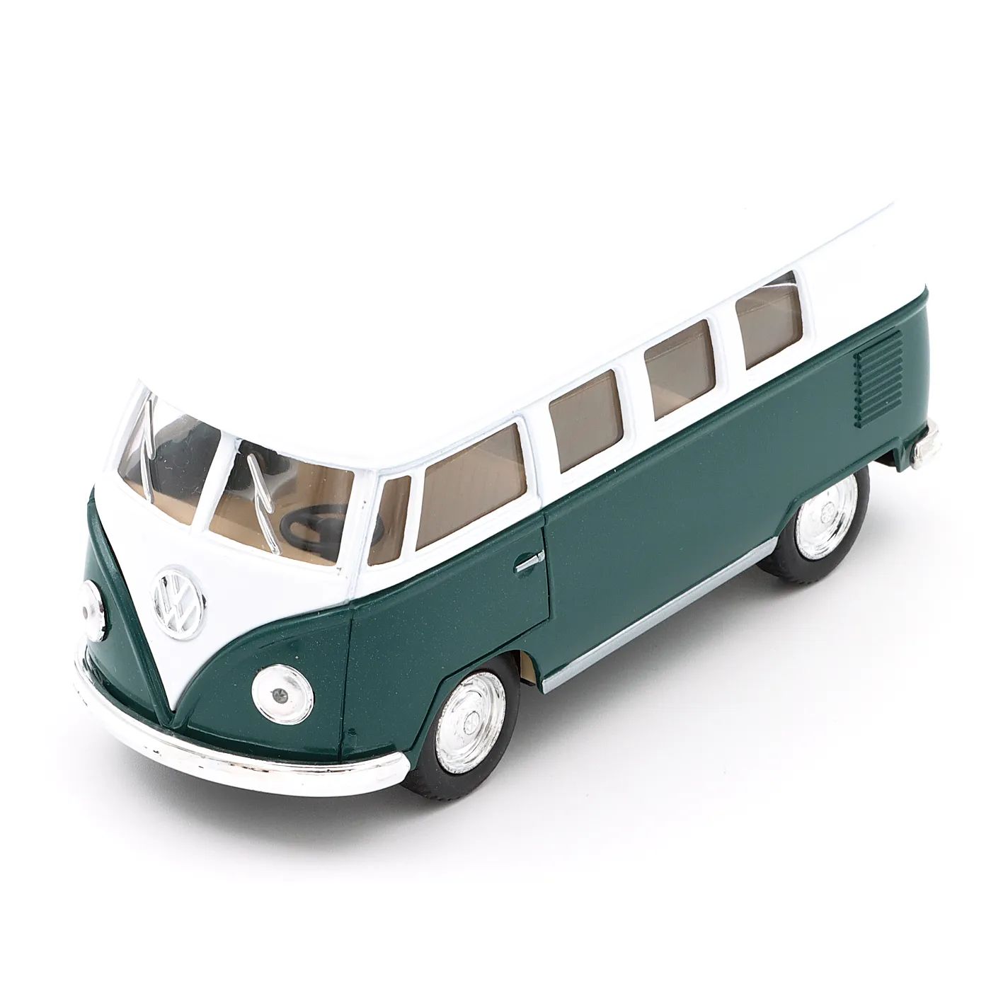 Läs mer om 1962 Volkswagen Classical Bus - Kinsmart - 1:32 - Grön