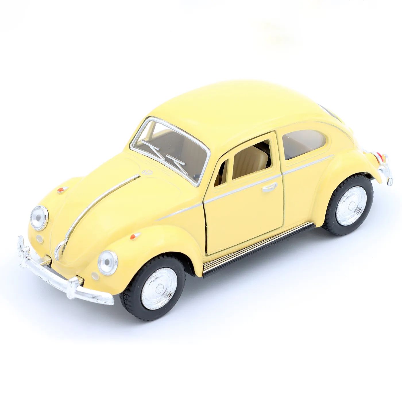 Läs mer om 1967 Volkswagen Classical Beetle - Kinsmart - 1:32 - Pastellgul