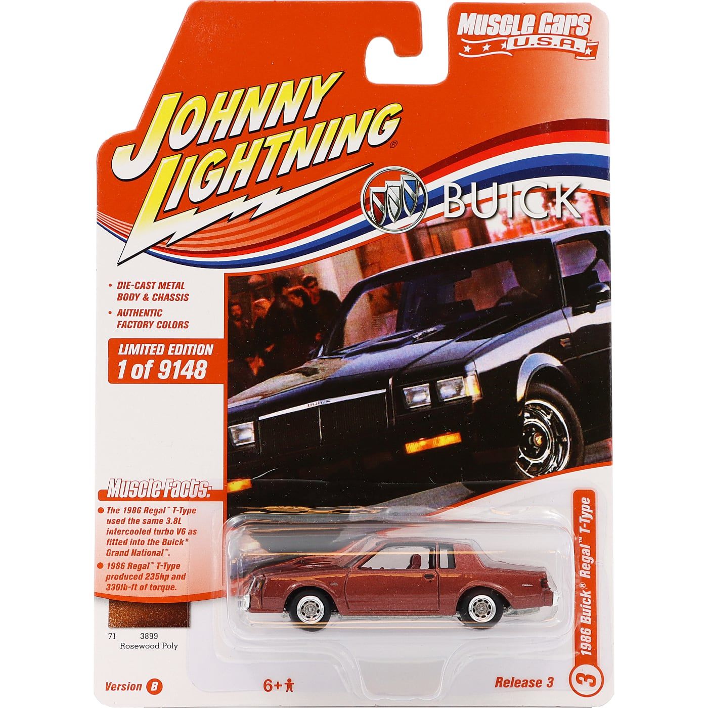 Läs mer om 1986 Buick Regal T-Type - Johnny Lightning - 1:64