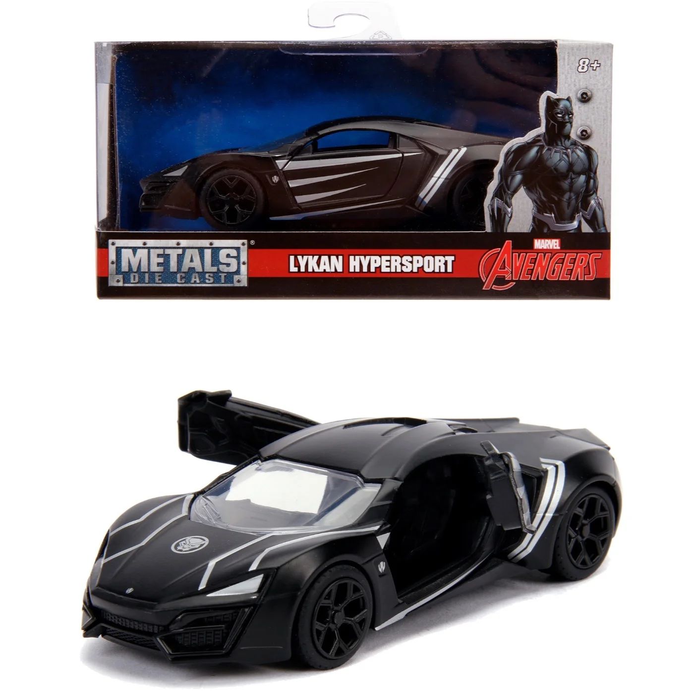 Läs mer om Black Panther - Lykan Hypersport - Jada Toys - 1:32