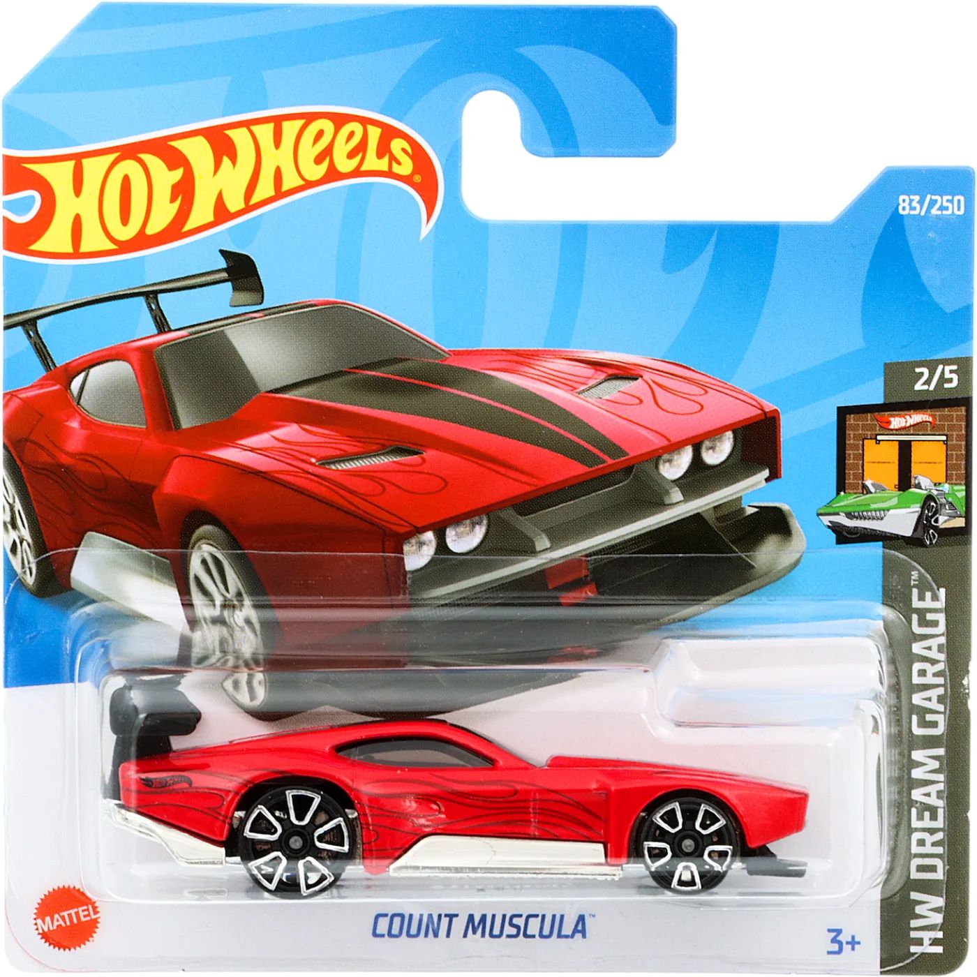 Count Muscula - HW Dream Garage - Röd - Hot Wheels