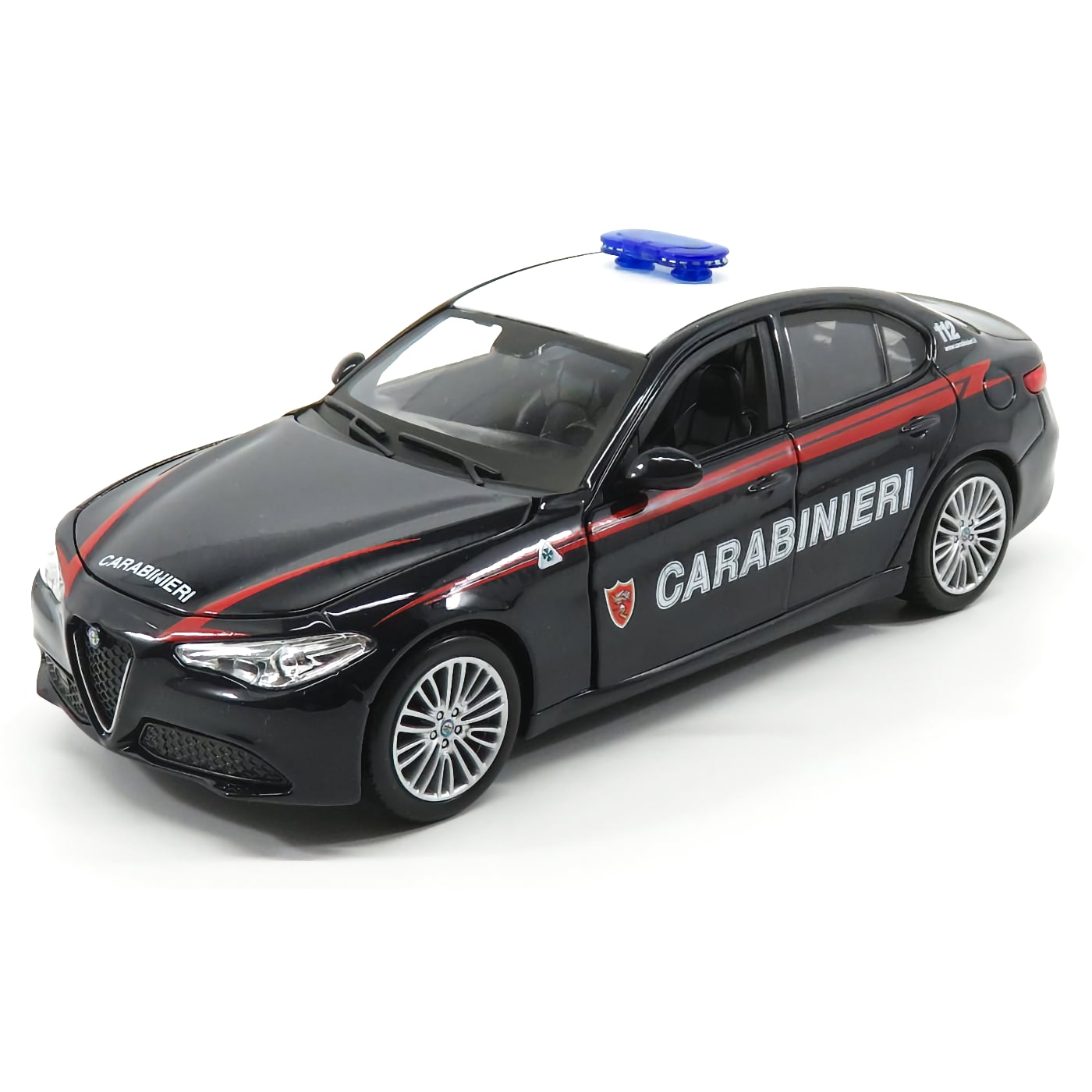 Läs mer om Alfa Romeo Giulia - 2015 - Carabinieri - Bburago - 1:24